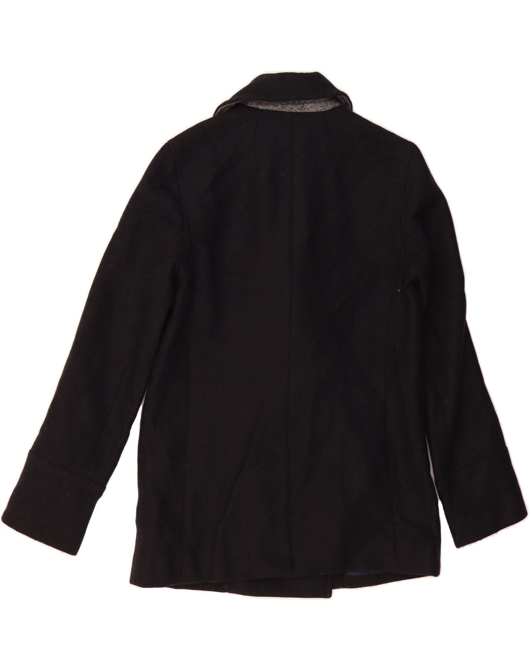 JIGSAW Womens Double Breasted Blazer Jacket UK 8 Small  Black Wool Vintage Jigsaw and Second-Hand Jigsaw from Messina Hembry 