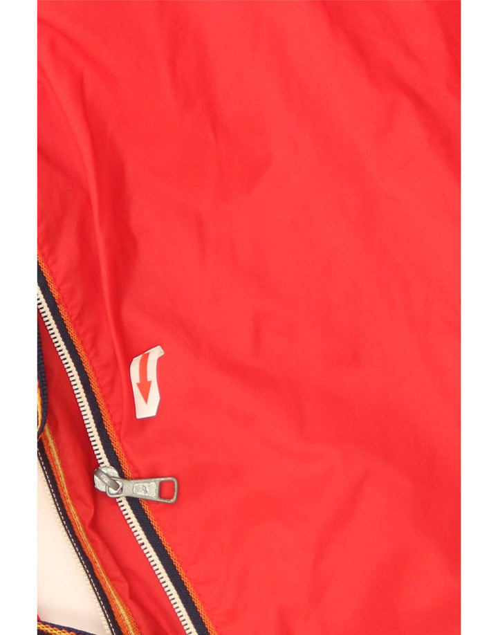K-Way Ανδρικό μπουφάν βροχής με κουκούλα UK 42 XL Κόκκινο