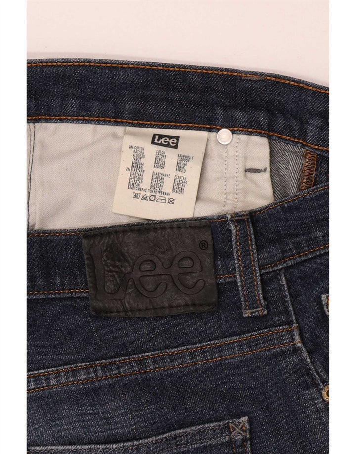 Lee Mens Powell Straight Jeans W33 L30 Blue Cotton