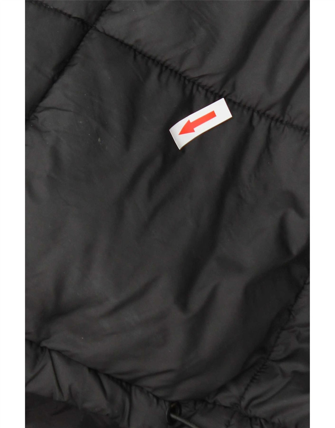 Zara Γυναικεία κουκούλα με επένδυση Gilet UK 14 Μεσαίου Μαύρου Πολυεστέρα