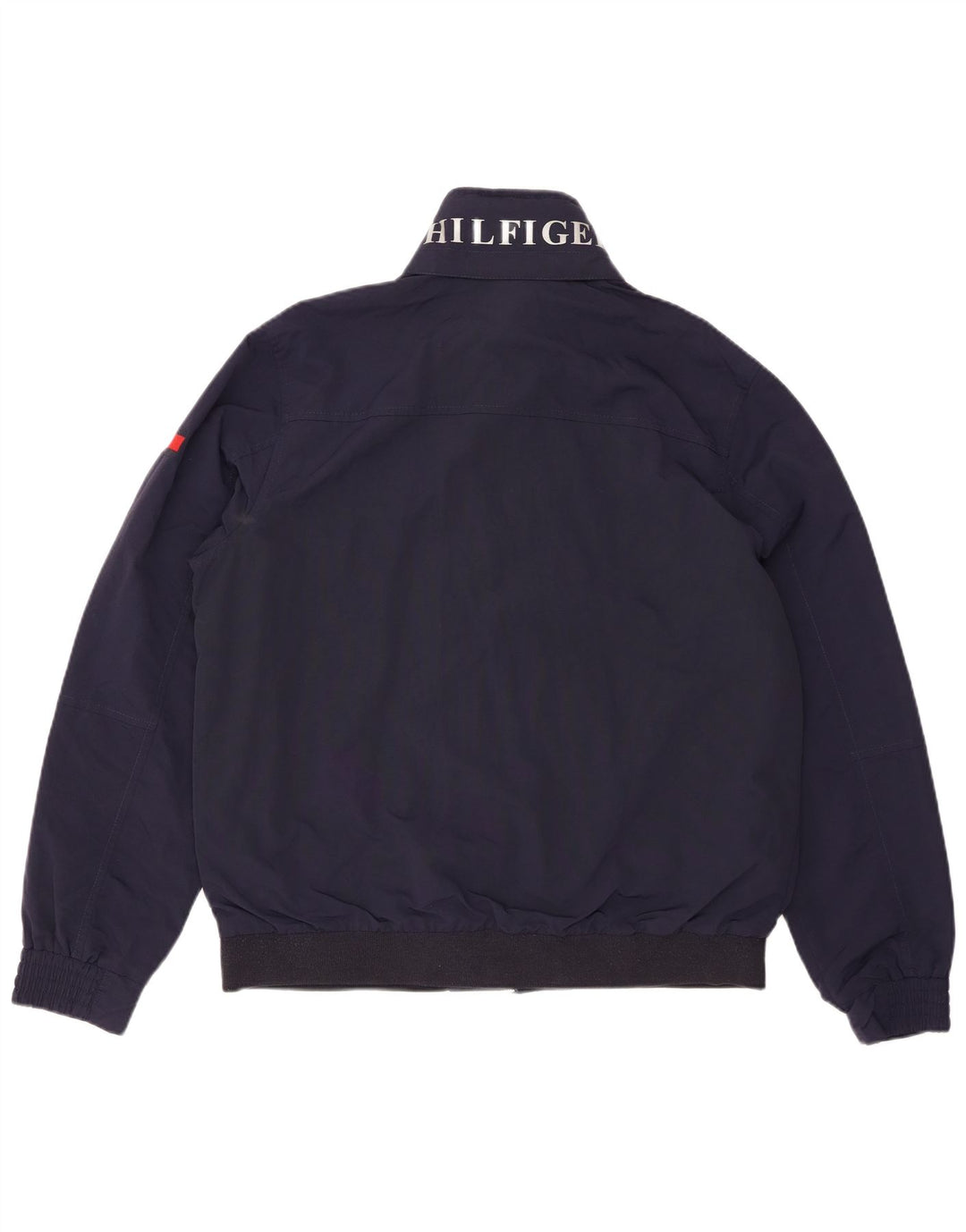 TOMMY HILFIGER Ανδρικό μπουφάν με κουκούλα Bomber UK 38 Medium Navy Blue Nylon