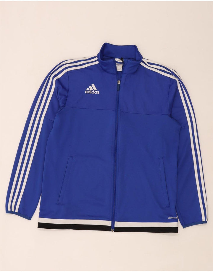 Ανδρική αθλητική φόρμα Adidas Climacool Μπουφάν μεσαίου μπλε πολυεστέρα