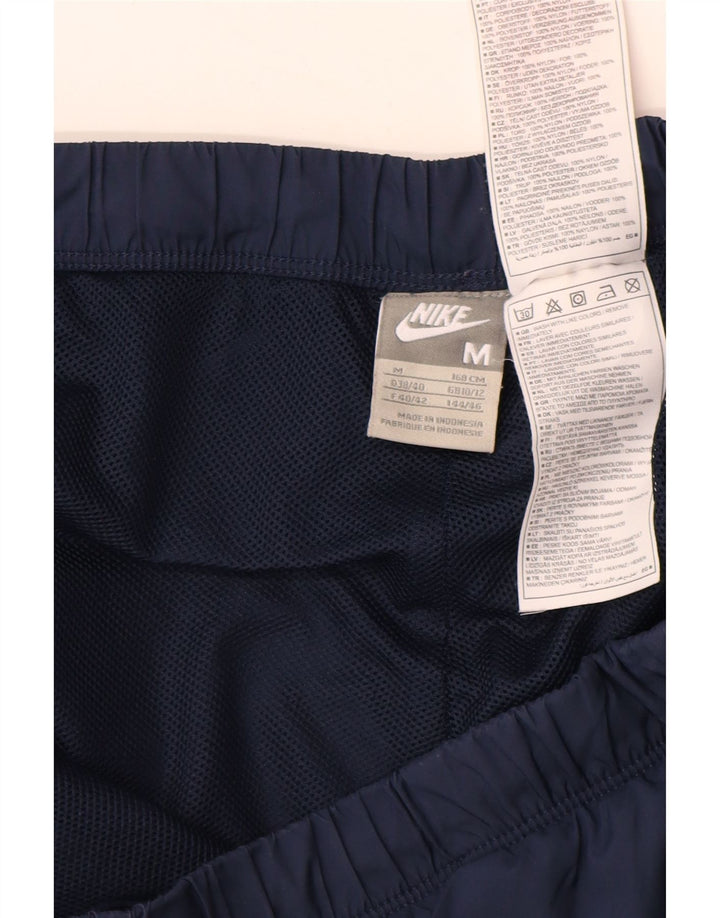 Γυναικεία φόρμα NIKE Παντελόνι UK 10/12 Medium Navy Blue Nylon