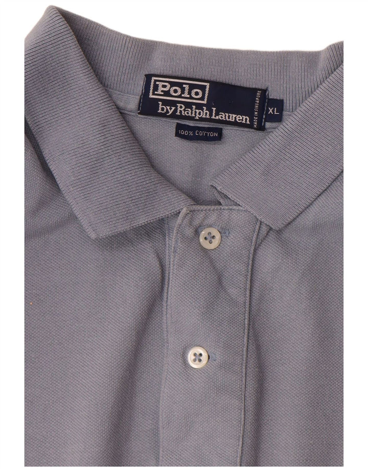 Πόλο Ralph Lauren Ανδρικό πουκάμισο XL Γκρι βαμβακερό