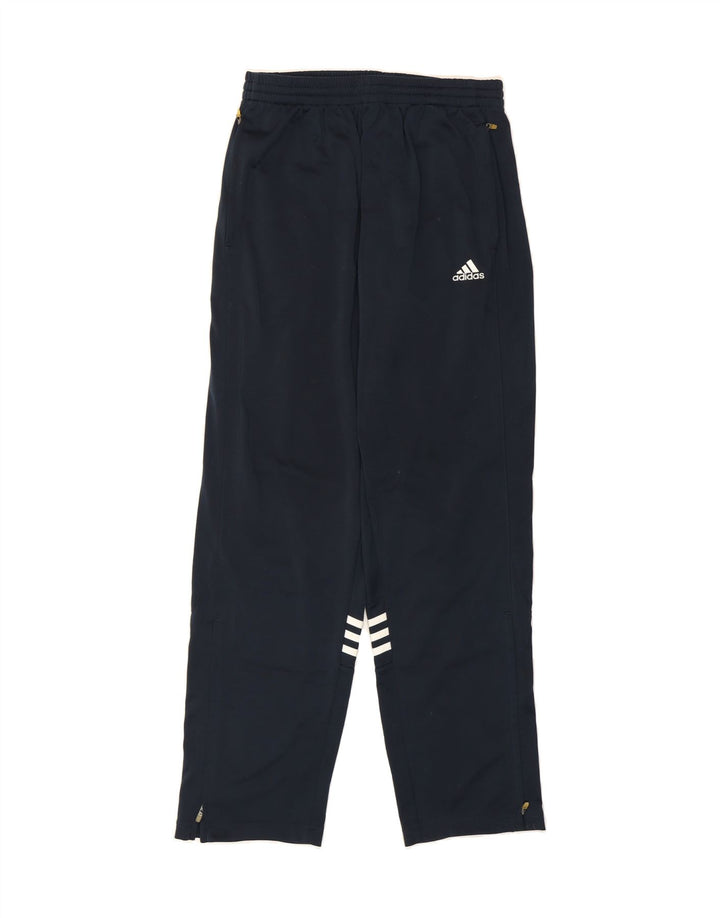ADIDAS Mens Tracksuit Trousers UK 38/40 Medium Navy Blue Polyester Vintage Adidas and Second-Hand Adidas from Messina Hembry 