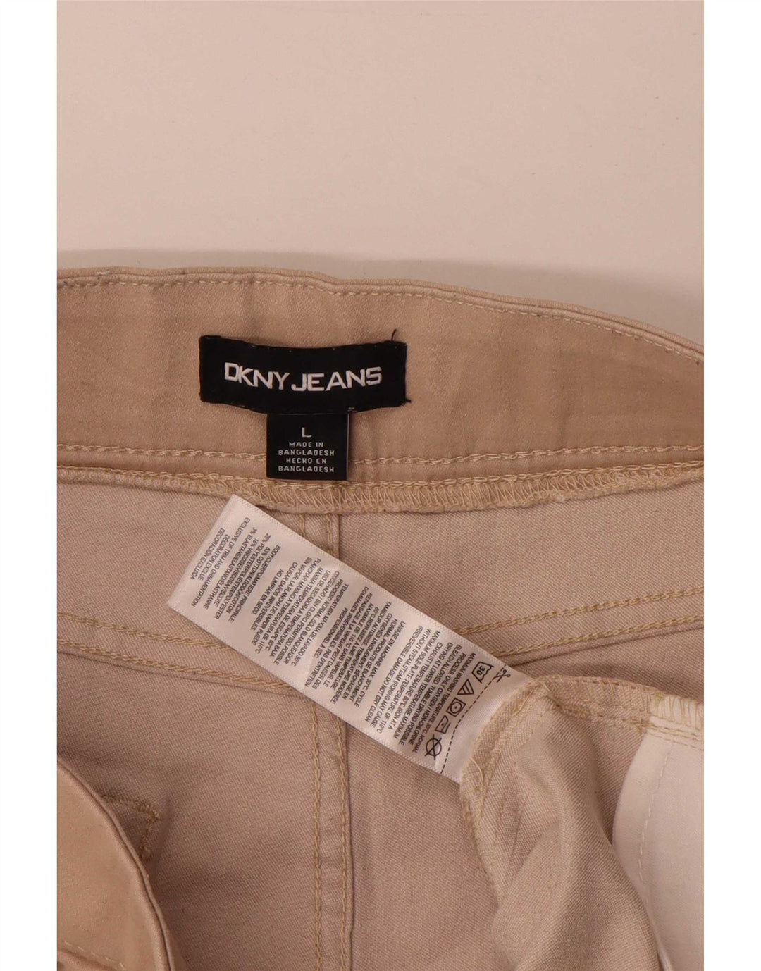 Dkny Γυναικείο Casual Σορτς Μεγάλο W34 Μπεζ βαμβακερό