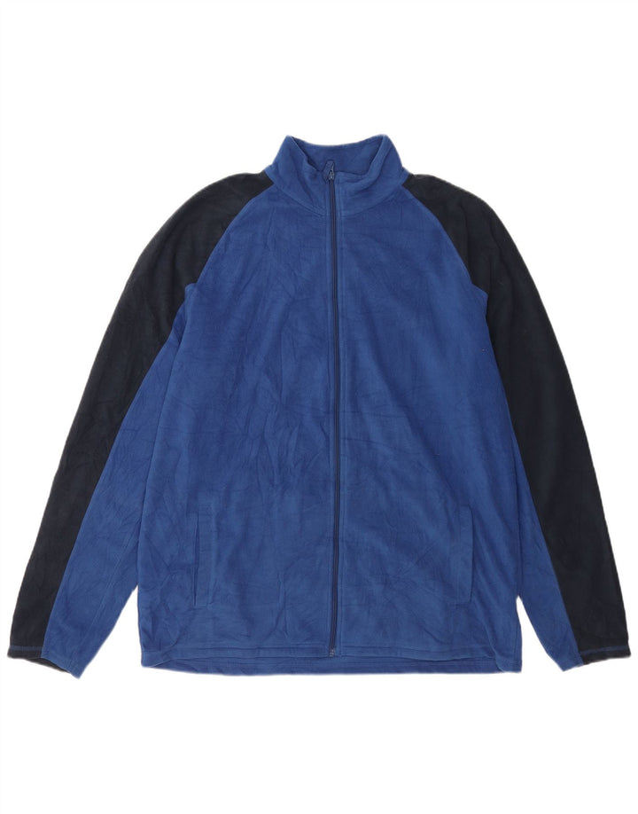 Mountain Warehouse Ανδρικό Fleece Jacket UK 42 XL Blue Colorblock Polyester