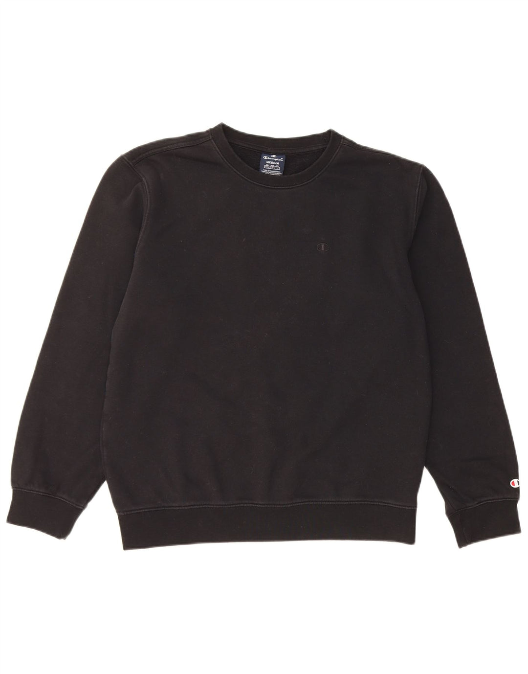 Champion Γυναικεία Φούτερ Jumper UK 12 Medium Black Cotton