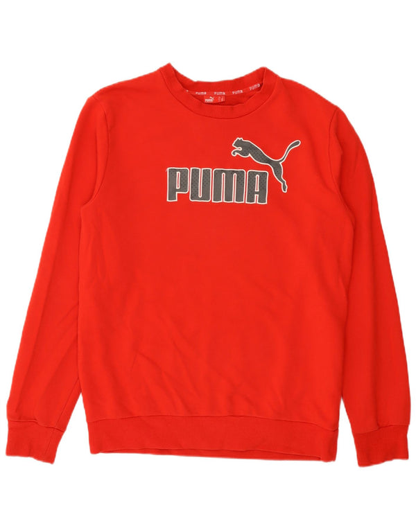 Ανδρικό γραφικό φούτερ Puma Jumper Μεσαίο κόκκινο βαμβακερό
