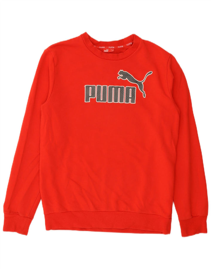 Ανδρικό γραφικό φούτερ Puma Jumper Μεσαίο κόκκινο βαμβακερό