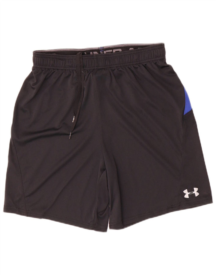 Ανδρικό σορτς Under Armour Heat Gear Sport σορτς μεσαίου μαύρου χρώματος πολυεστέρας