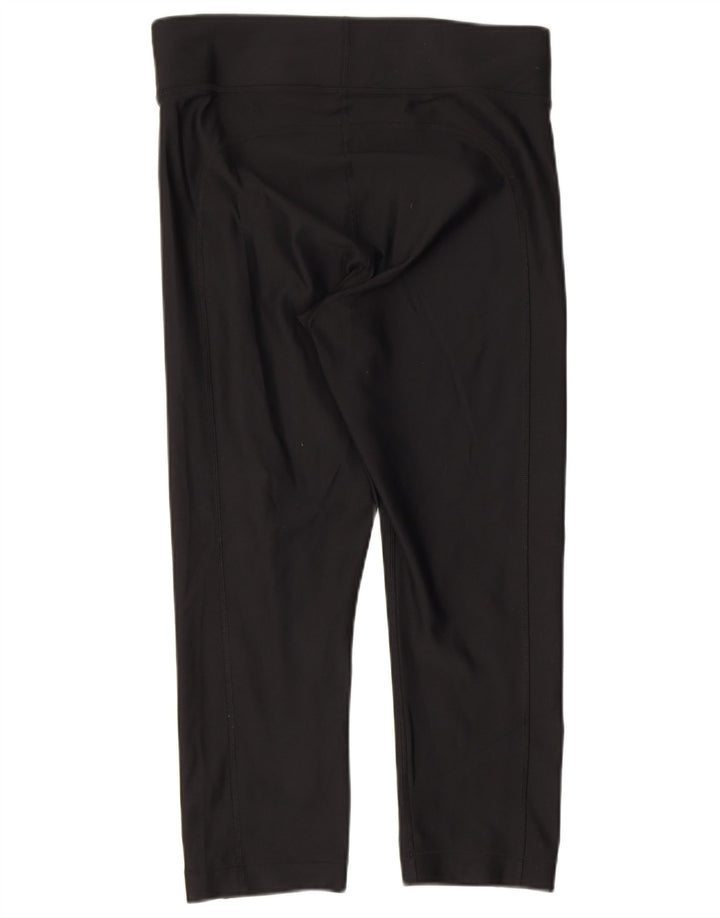 Under Armour Γυναικεία Heat Gear Capri leggings UK 12 Medium Black Polyester