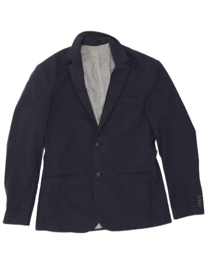 Jack & Jones Ανδρικό σακάκι 2 κουμπιών μπλέιζερ IT 52 XL Navy Blue Polyester