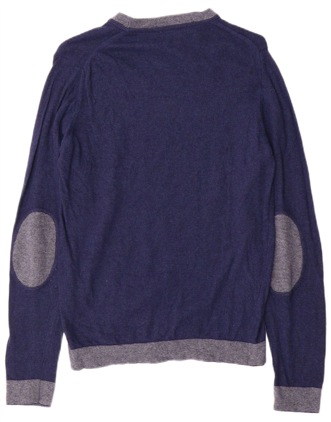 Ανδρικό πουλόβερ Refrigiwear Boat Neck Jumper Medium Navy Blue Colorblock Μαλλί