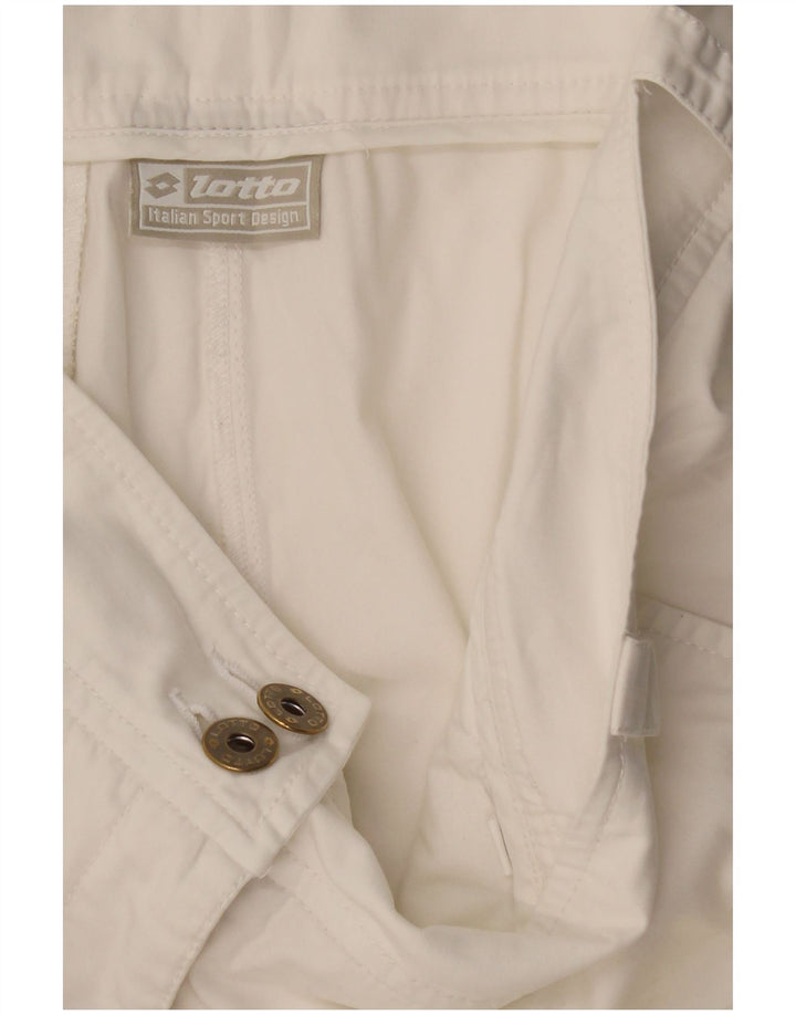 Γυναικείο σορτς Chino LOTTO W32 μεγάλο λευκό