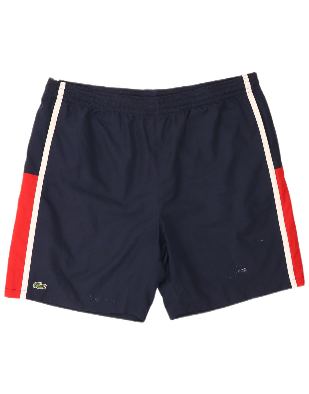 Ανδρικό αθλητικό σορτς Lacoste με μέγεθος 7 2XL Navy Blue Colorblock Πολυεστέρας