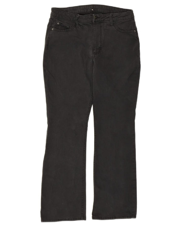 Lee Womens Bootcut Jeans UK 14 XL W36 L28 Γκρι βαμβακερό