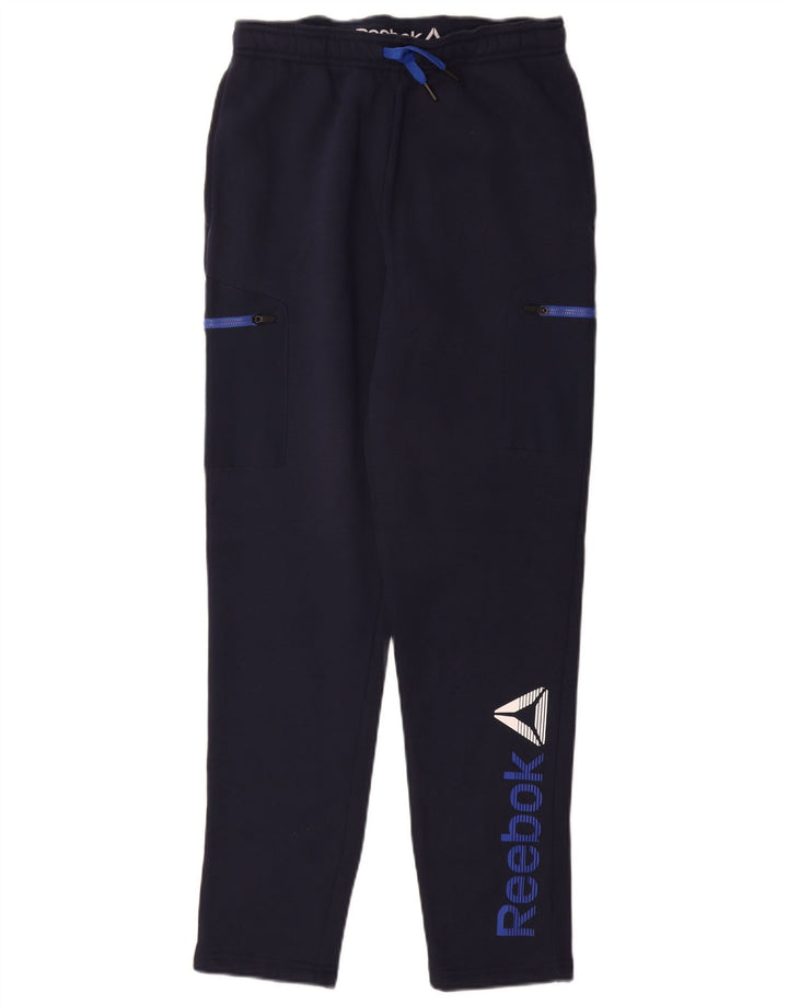 REEBOK Boys Graphic αθλητική φόρμα 15-16 ετών 2XL Navy Blue Cotton
