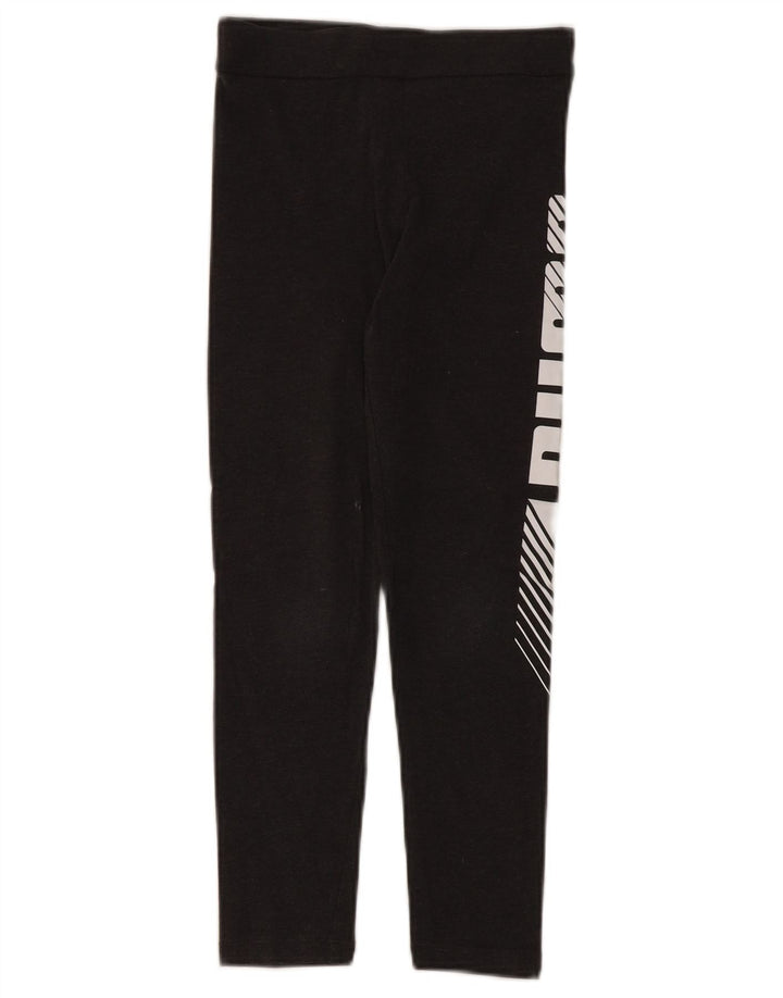 Puma Girls Graphic leggings 9-10 Years Grey