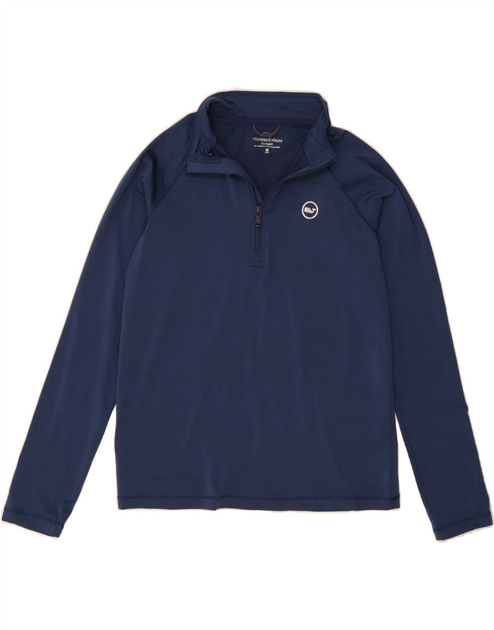 VINEYARD VINES Boys Pullover Tracksuit Top 12-13 Years Medium Navy Blue Vintage Vineyard Vines and Second-Hand Vineyard Vines from Messina Hembry 