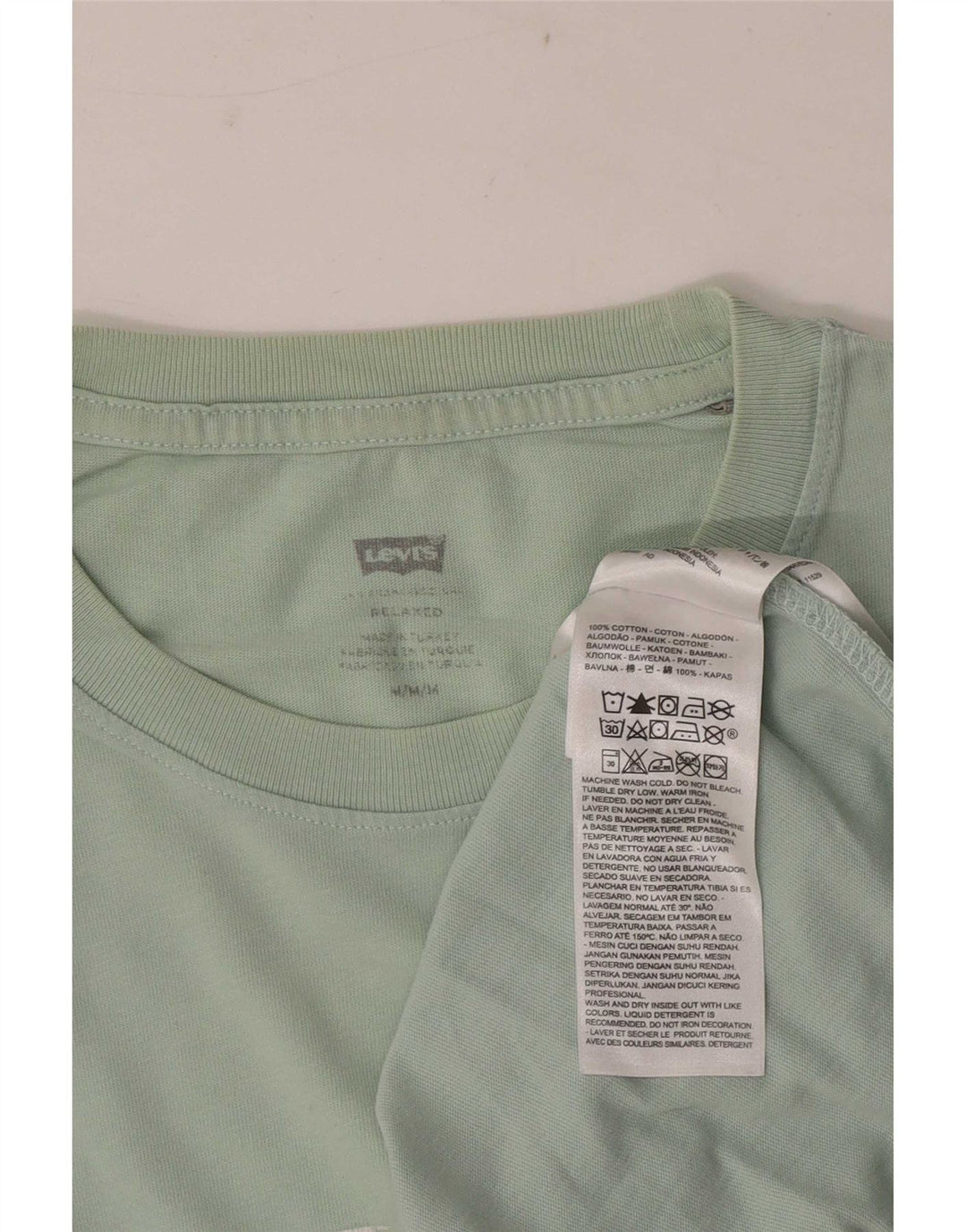 Ανδρικό γραφικό μπλουζάκι Levi's Relaxed Fit Top Μεσαίο πράσινο βαμβακερό