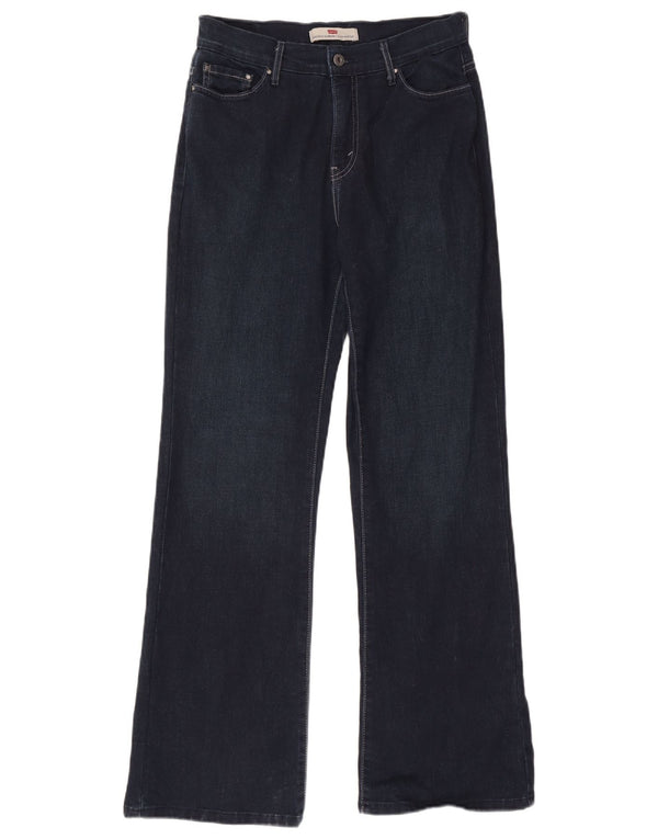 Levi's Womens 512 Bootcut Jeans US 12 Large W30 L31 Navy Blue