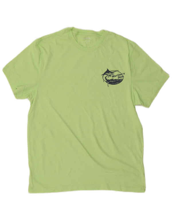 J. CREW Ανδρικό T-Shirt Top Μεσαίο Πράσινο