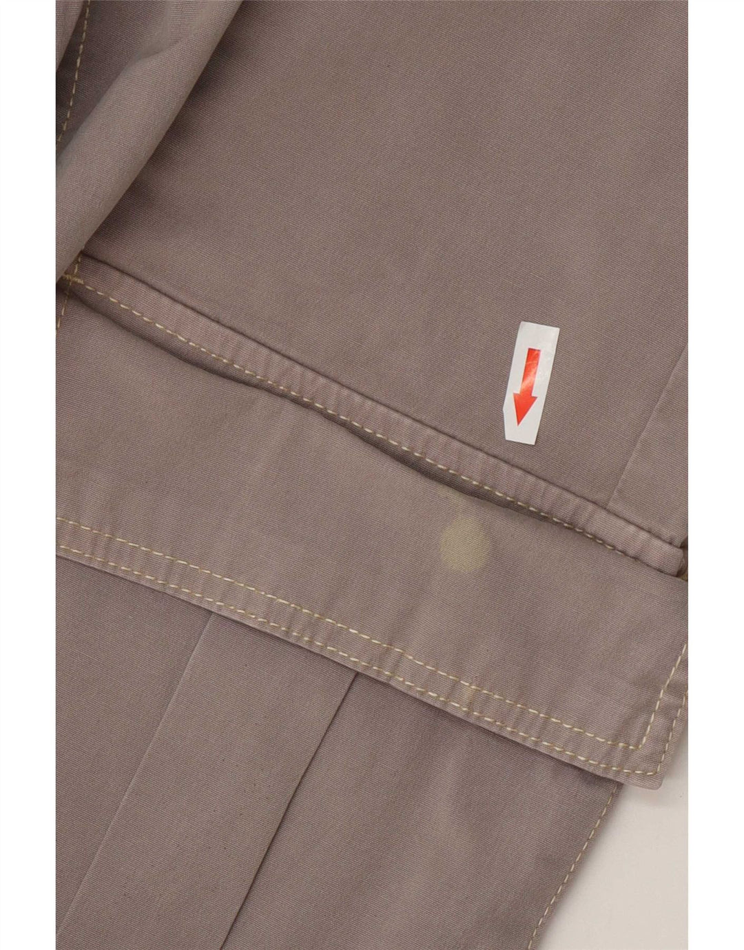 Zara Γυναικείο ίσιο παντελόνι Cargo EU 38 Small W28 L28 Γκρι