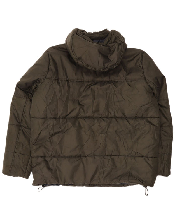 Ανδρικό μπουφάν με κουκούλα G-Star UK 42 XL Χακί Πολυεστέρας
