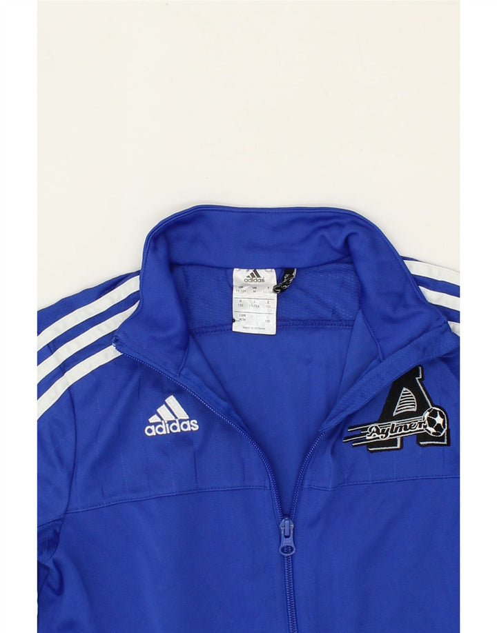 ADIDAS Boys Climacool Tracksuit Top Jacket 11-12 Years Blue Polyester Vintage Adidas and Second-Hand Adidas from Messina Hembry 