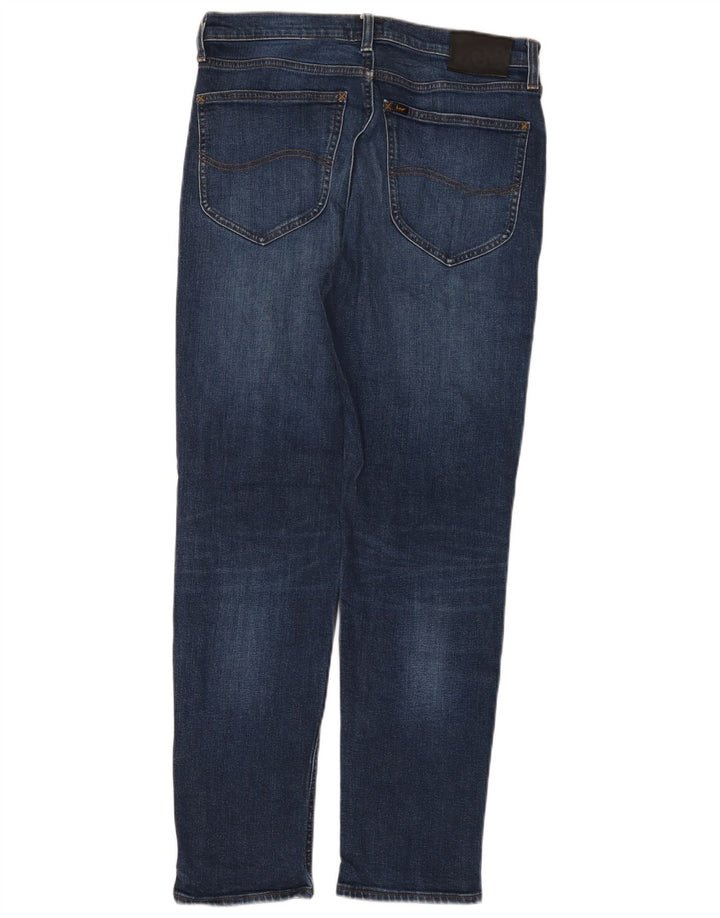 Lee Mens Austin Tapered Jeans W31 L32 Blue Cotton