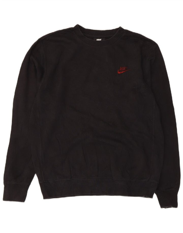 Ανδρικό φούτερ Nike Jumper Μικρό μαύρο βαμβακερό