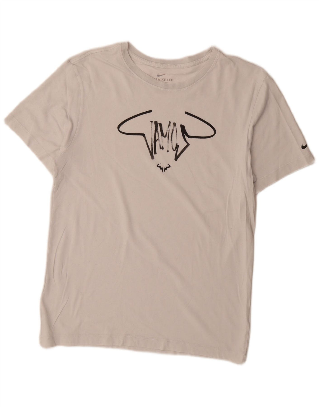 Ανδρικό T-shirt με γραφικά Nike Dri Fit Small λευκό