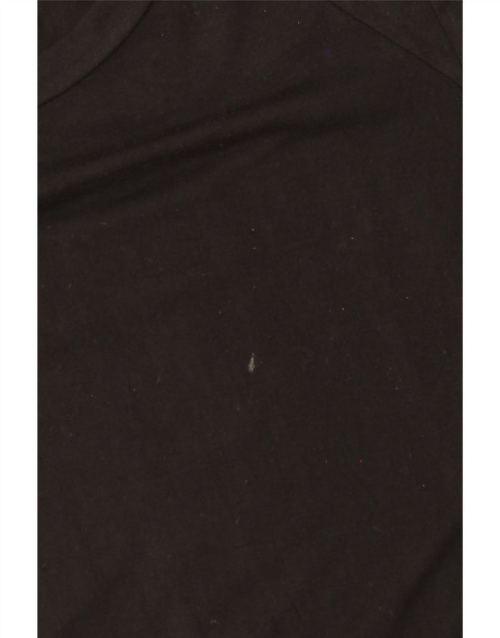 MOSSIMO Γυναικείο Maxi Φόρεμα 3/4 μανίκι UK 10 Small Black Rayon