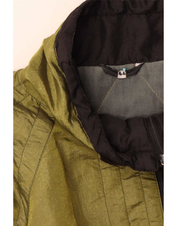 Vintage Ανδρικό μπουφάν Windbreaker UK 44 2XL Green Colourblock Πολυεστέρας