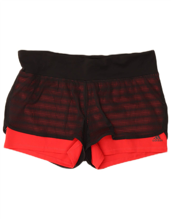 Γυναικείο αθλητικό σορτς ADIDAS Climalite UK 20/22 XL μαύρο πολυεστέρα