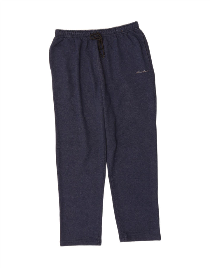 EDDIE BAUER Mens Tracksuit Trousers Medium  Navy Blue Polyester Vintage Eddie Bauer and Second-Hand Eddie Bauer from Messina Hembry 