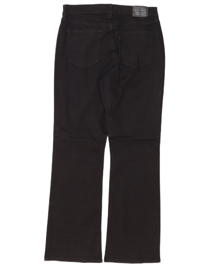 LEVI'S Γυναικείο Κλασικό Τζιν μποτάκι US 8 Medium W30 L29 μαύρο βαμβακερό