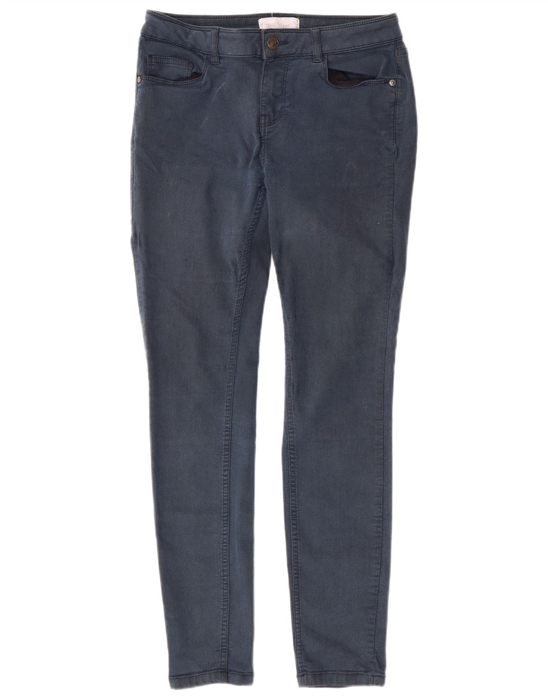 FAT FACE Γυναικεία Skinny Jeans UK 10 Small W28 L28 Navy Blue