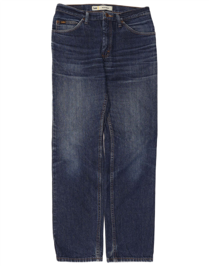 Ανδρικό τζιν Lee Regular Fit ίσιο W30 L32 Μπλε βαμβακερό