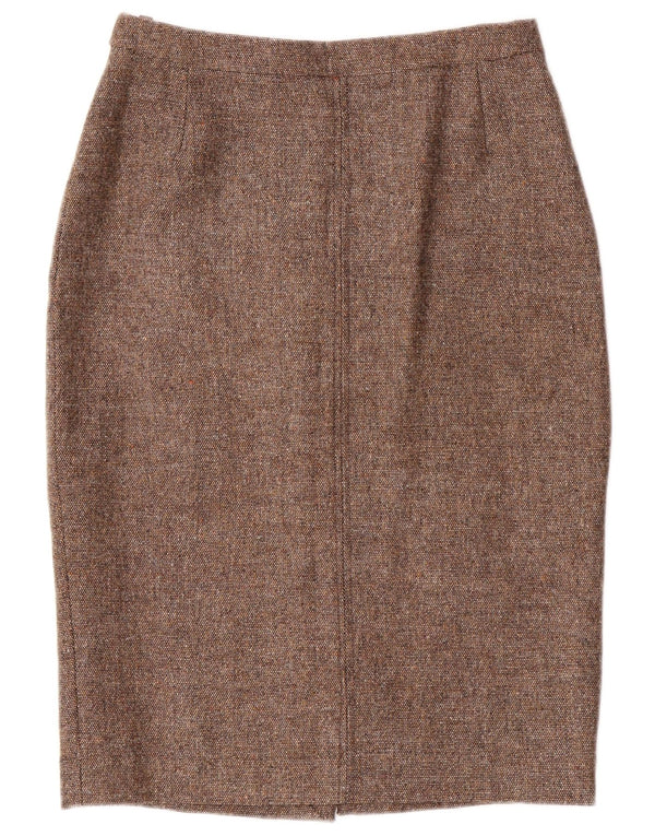 JOULES Womens Pencil Skirt UK 12 Medium W28  Brown Wool