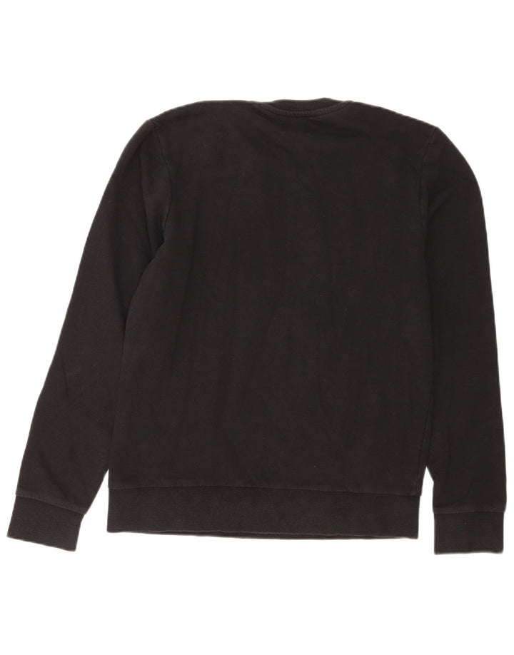 Jack & Jones Ανδρικό γραφικό φούτερ Jumper Μικρό μαύρο βαμβακερό