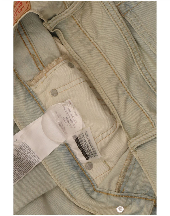 Levi's Womens 510 Skinny Jeans W31 L34 Blue Cotton