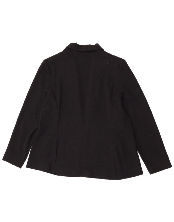 Marks & Spencer Γυναικείο Open Blazer Jacket UK 20 2XL Μαύρο Πολυεστέρας