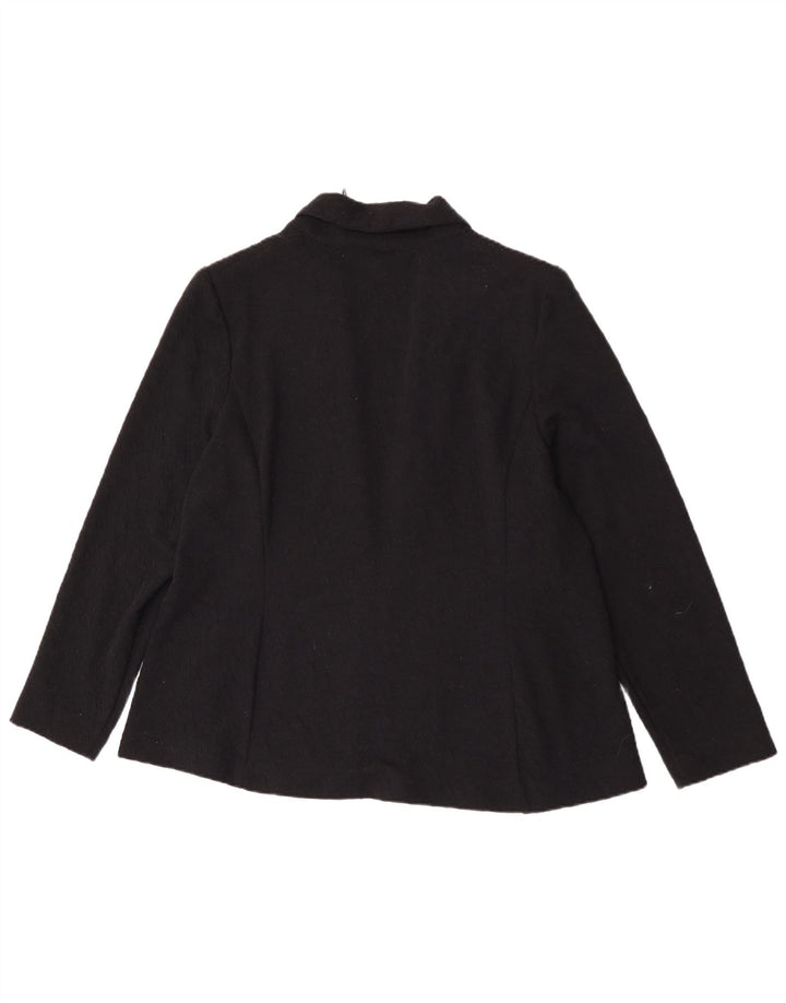 Marks & Spencer Γυναικείο Open Blazer Jacket UK 20 2XL Μαύρο Πολυεστέρας