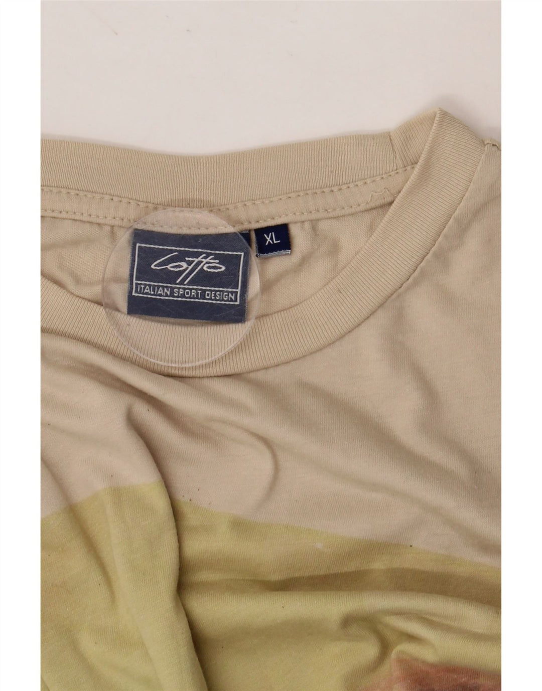 Ανδρικό γραφικό T-Shirt LOTTO Top XL Beige