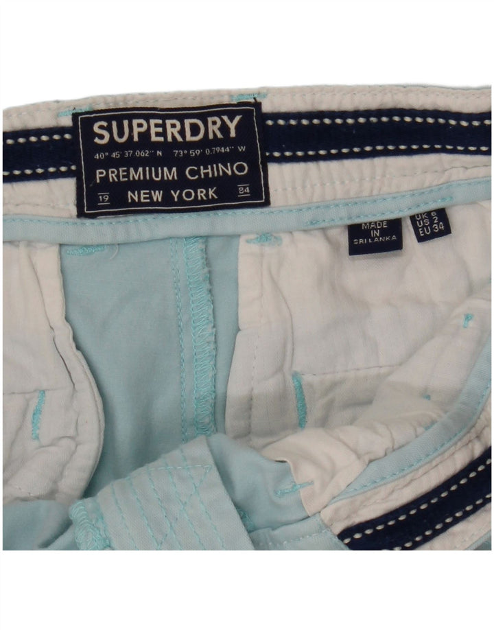 Γυναικείο σορτς Chino SUPERDRY UK 6 XS W25 Μπλε