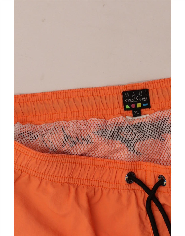 Ανδρικό σορτς κολύμβησης Maui and Sons XL Orange