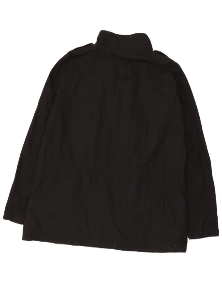 Zara Γυναικείο Military Jacket UK 16 Large Black