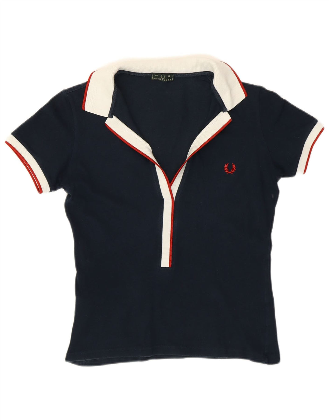 Γυναικείο μπλουζάκι πόλο FRED PERRY UK 12 Medium Navy Blue